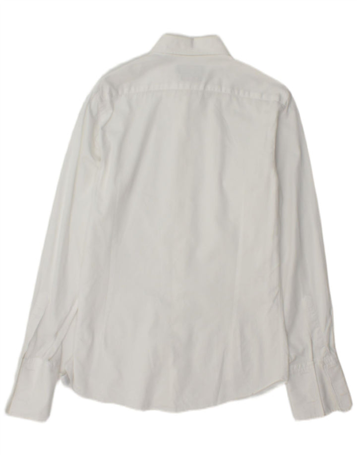 Ανδρικό πουκάμισο Massimo Dutti Slim Fit Size 39 15 1/2 Medium White
