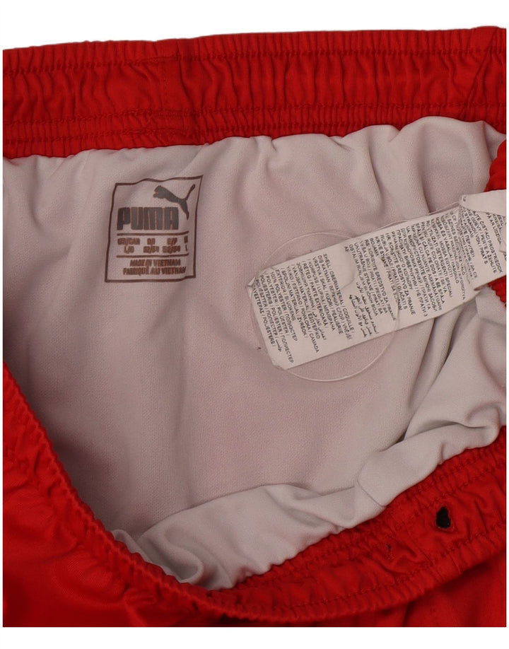 Ανδρικό αθλητικό σορτς Puma μεγάλο κόκκινο πολυεστέρα