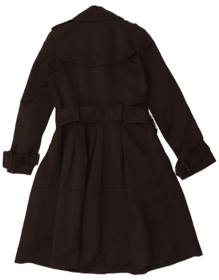 Zara Γυναικεία καμπαρντίνα με διπλό στήθος UK 10 Small Brown