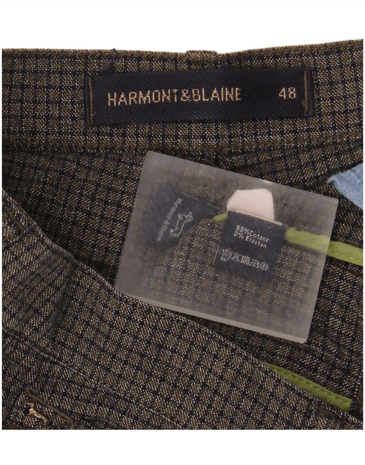 Ανδρικό παντελόνι Harmont & Blaine IT 48 Medium W34 L34 Grey Check