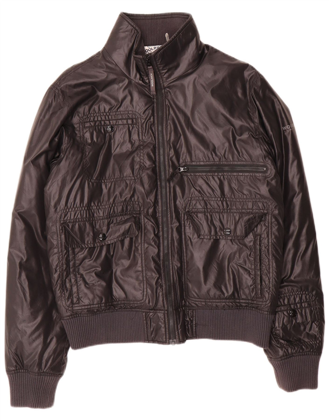 Woolrich Ανδρικό Bomber Jacket UK 38 Medium Black Nylon