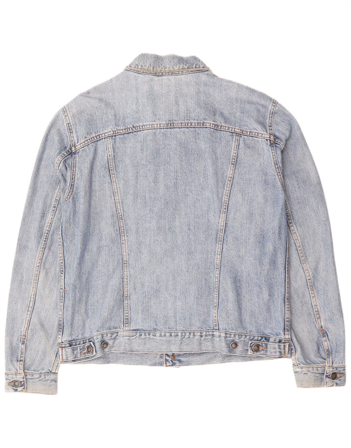 CARRERA Ανδρικό Τζιν Μπουφάν UK 40 Μεγάλο Μπλε Βαμβακερό