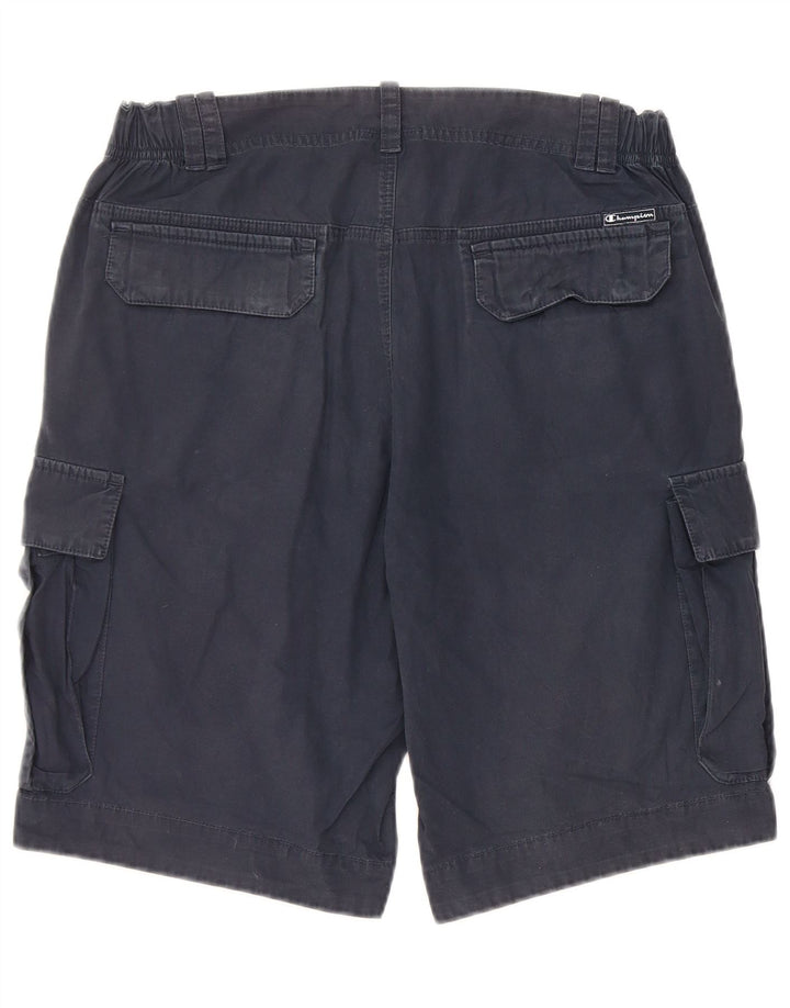 CHAMPION Ανδρικό σορτς Cargo με κανονική εφαρμογή Small W29 Navy Blue βαμβακερό