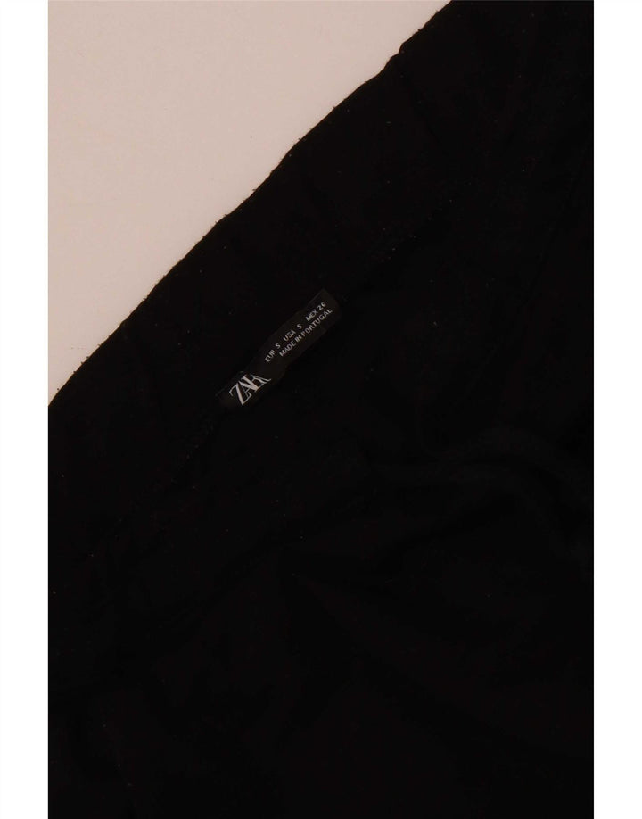 Zara Γυναικεία φόρμα παντελόνι UK 8 Small Black