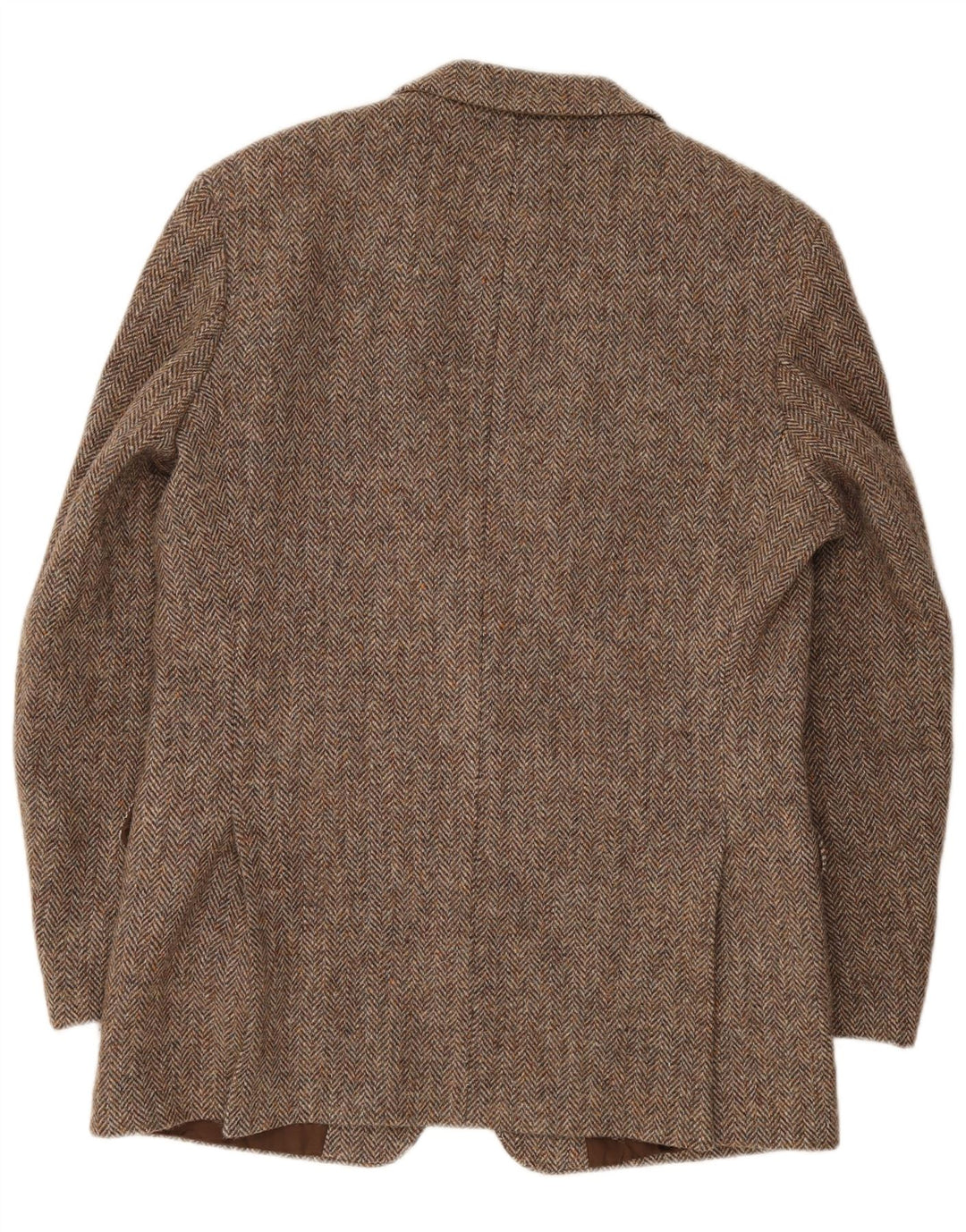 Ανδρικό μπουφάν Harris Tweed St. Michael Blazer UK 40 Large Brown Ψαροκόκαλο