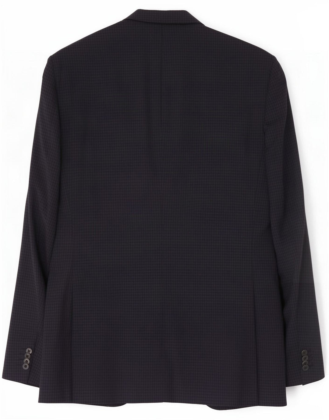Hub Ανδρικό σακάκι με 2 κουμπιά σακάκι IT 50 Large Navy Blue Gingham Wool