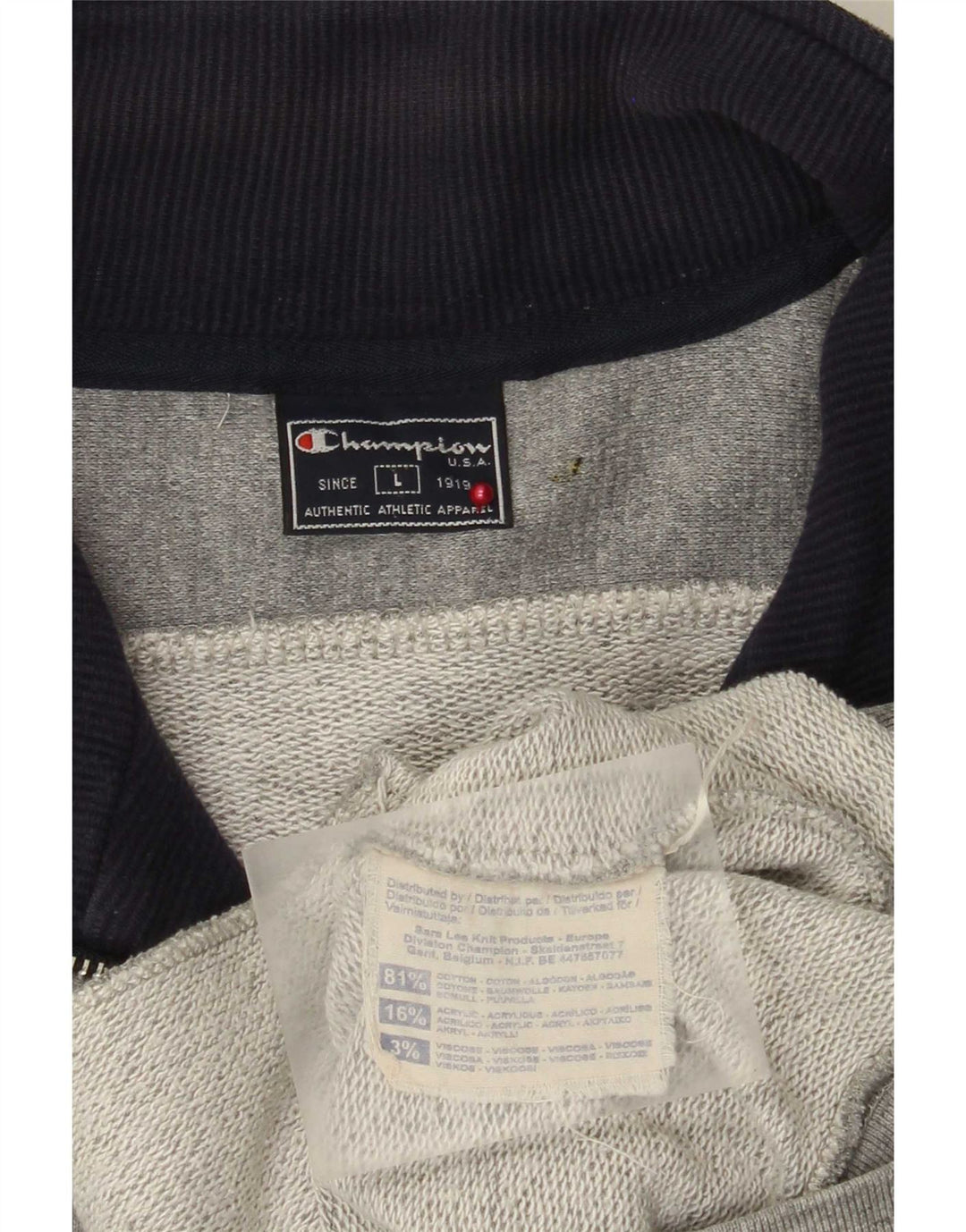 Ανδρική αθλητική φόρμα Champion Top Jacket μεγάλο γκρι χρώμα, βαμβακερό