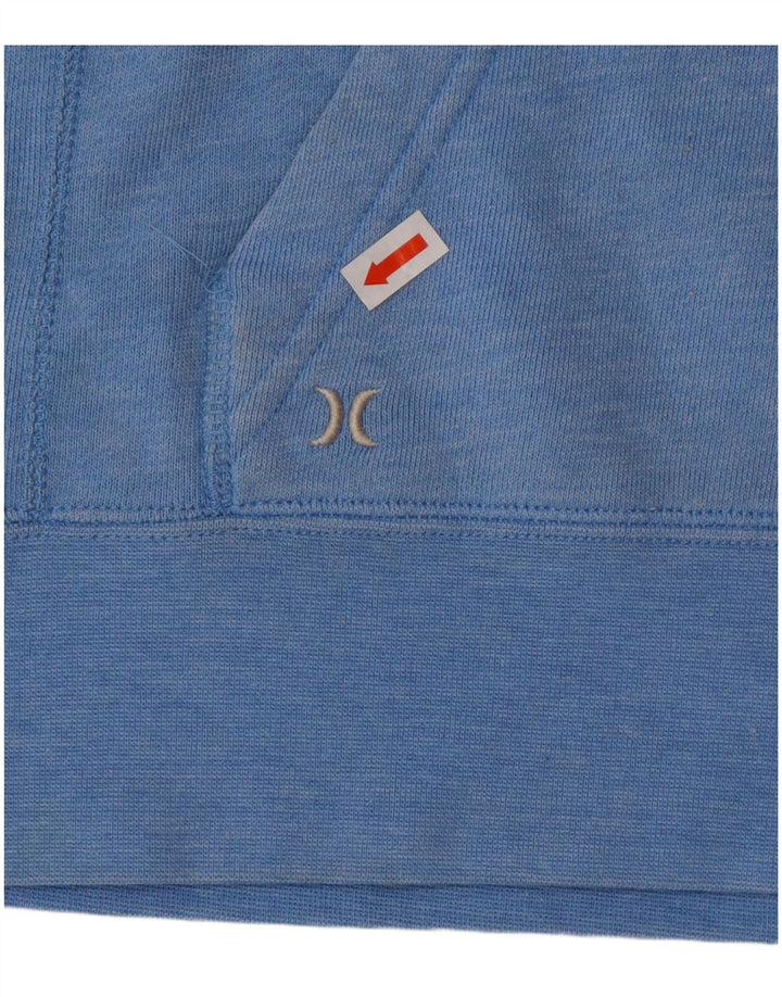 HURLEY Γυναικείο Γραφικό Hoodie Jumper UK 14 Medium Blue