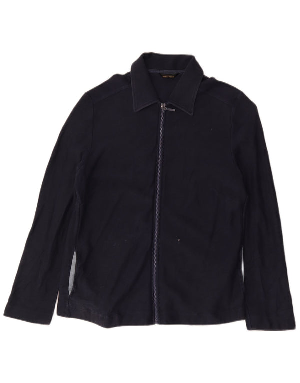 Marks & Spencer Γυναικείο Bomber Jacket UK 16 Large Navy Blue Cotton