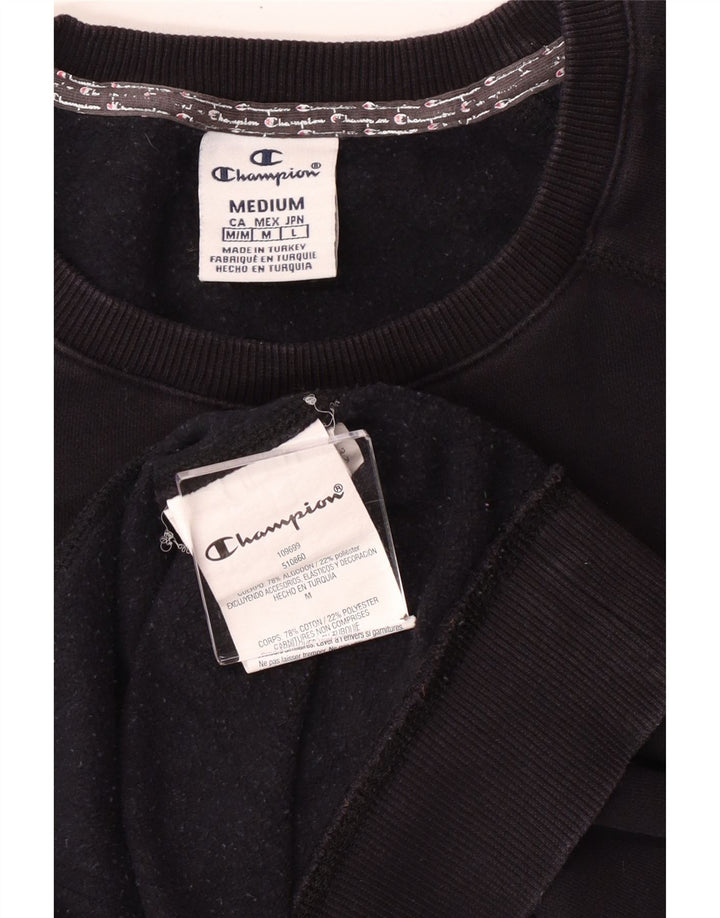 CHAMPION Γυναικεία γραφική φούτερ Jumper UK 14 Μεσαίο μαύρο βαμβακερό