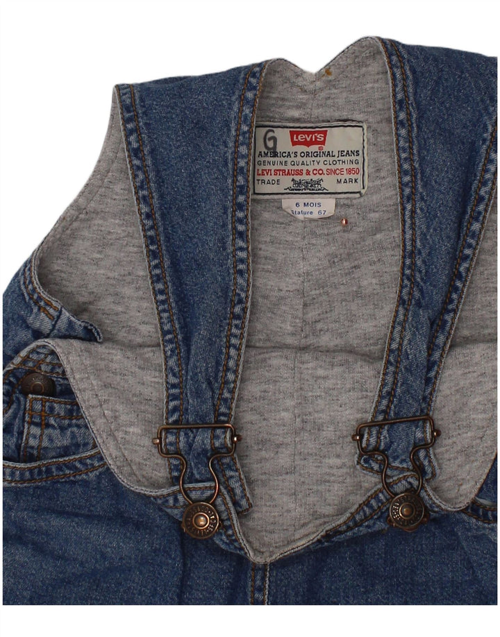 LEVI'S Baby Boys Dungarees Straight Jeans 3-6 μηνών W24 L8 Blue