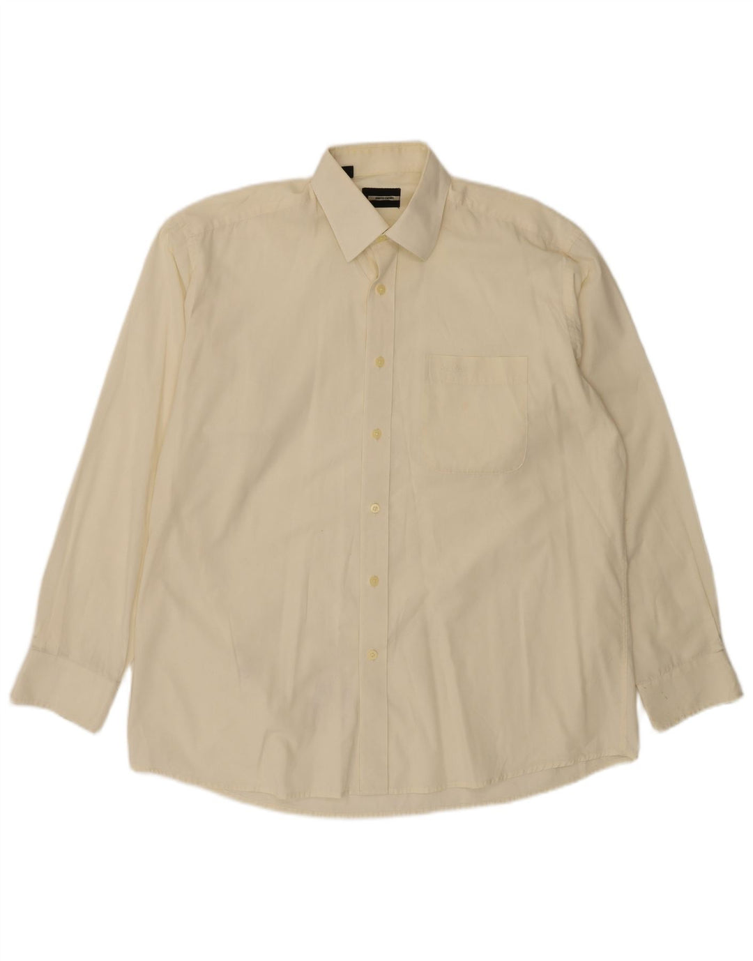 PIERRE CARDIN Ανδρικό πουκάμισο νούμερο 42 16 1/2 Large Off White Βαμβακερό