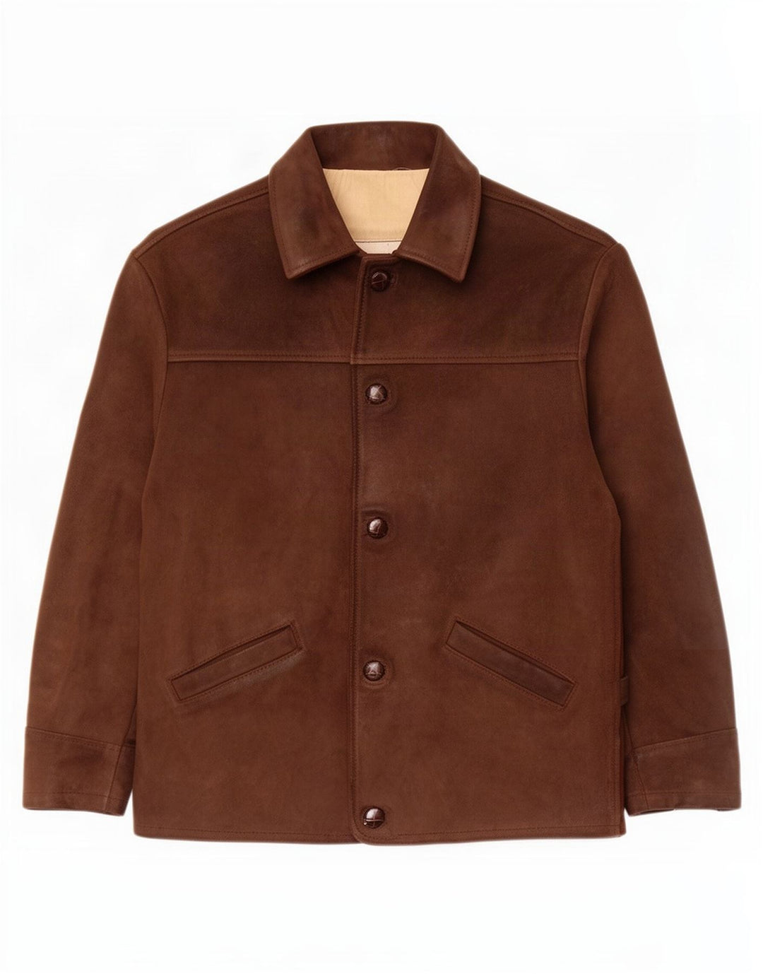 Legendary Jacket 1957 Mens Leather Jacket UK 40 Large Brown