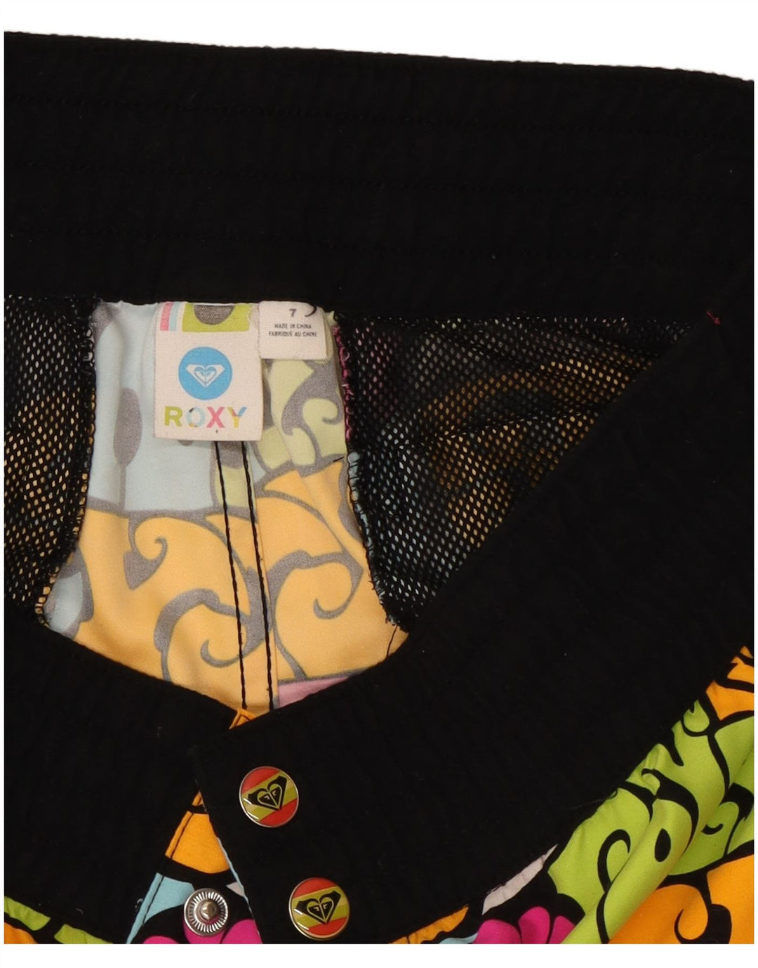 Roxy Γυναικείο Hot Παντελόνι US 7 Medium W28 Πολύχρωμος Floral Πολυεστέρας