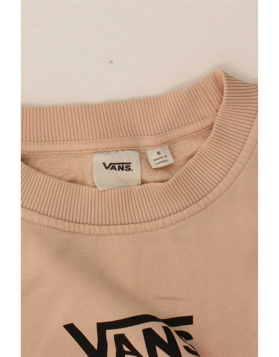 Vans Γυναικεία γραφικά υπερμεγέθη φούτερ Jumper UK 10 Small Pink