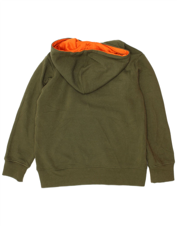Russell Athletic Boys Graphic Hoodie Jumper 7-8 ετών Small Khaki Polyester