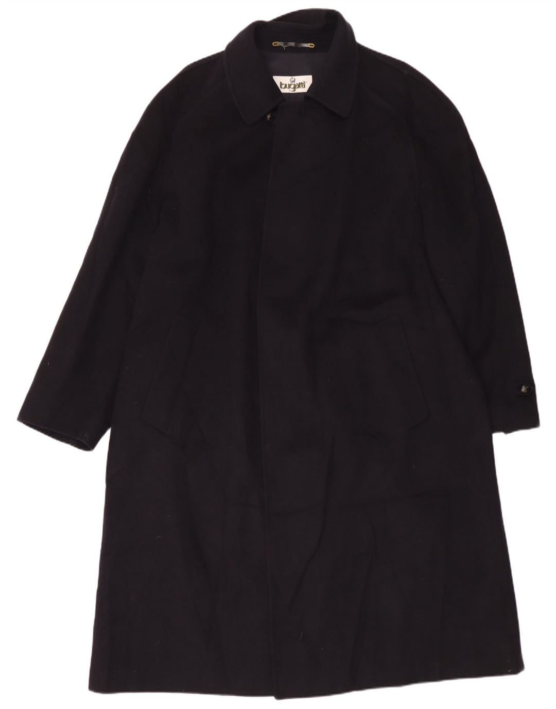 Ανδρικό πανωφόρι Bugatti UK 44 2XL Navy Blue Wool