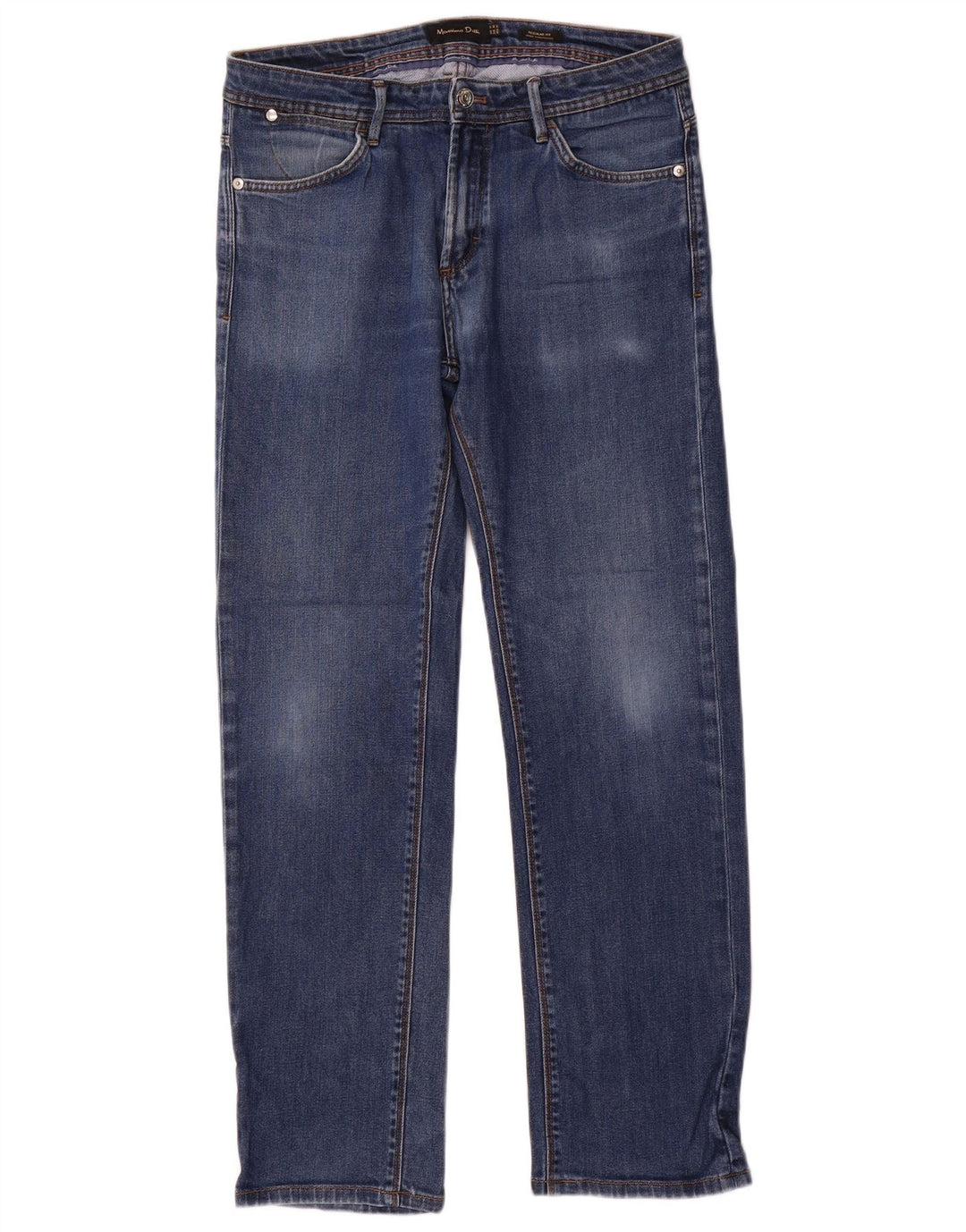 Ανδρικό τζιν ίσιο Massimo Dutti κανονική εφαρμογή EU 40 Medium W31 L30 Blue