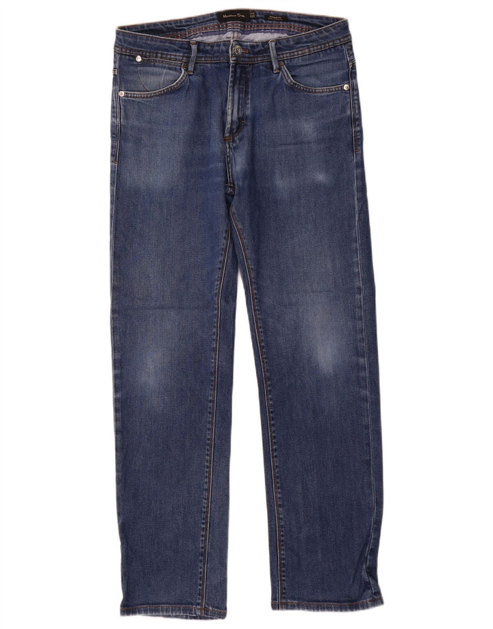 Ανδρικό τζιν ίσιο Massimo Dutti κανονική εφαρμογή EU 40 Medium W31 L30 Blue