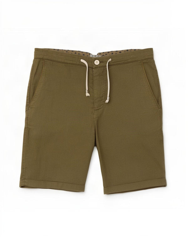 Zara Mens Chino Shorts Small W30 Green