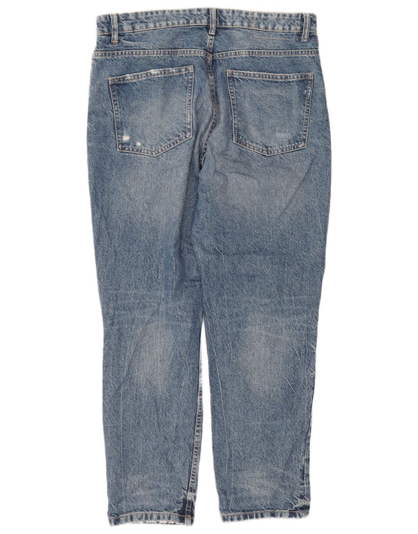 Zara γυναικεία ψηλόμεση τζιν EU 44 XL W34 L28 μπλε