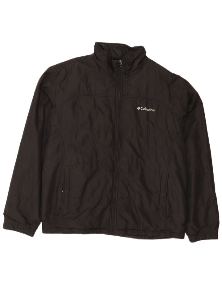 Columbia Mens Interchange Liner Bomber Jacket UK 42 XL Μαύρο Πολυεστέρας