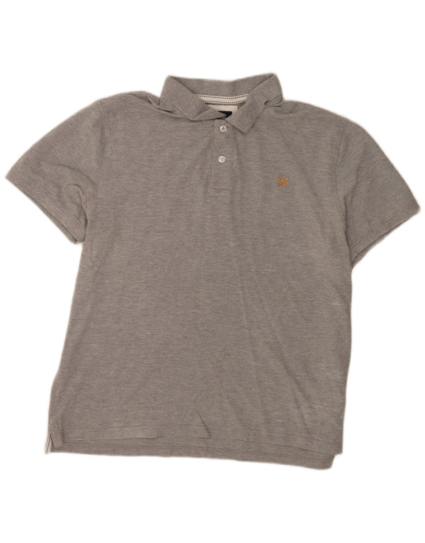 Ανδρικό μπλουζάκι πόλο Crew Clothing 2XL Γκρι βαμβακερό