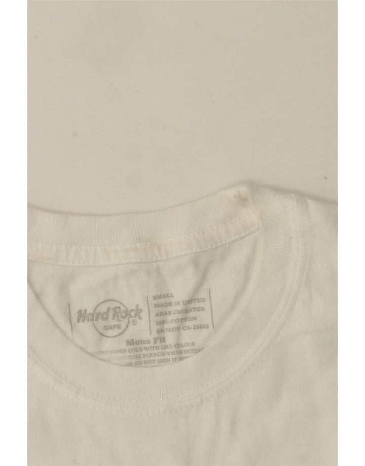 Hard Rock Cafe Ανδρικό Μπλουζάκι Nice Graphic T-Shirt Small White βαμβακερό