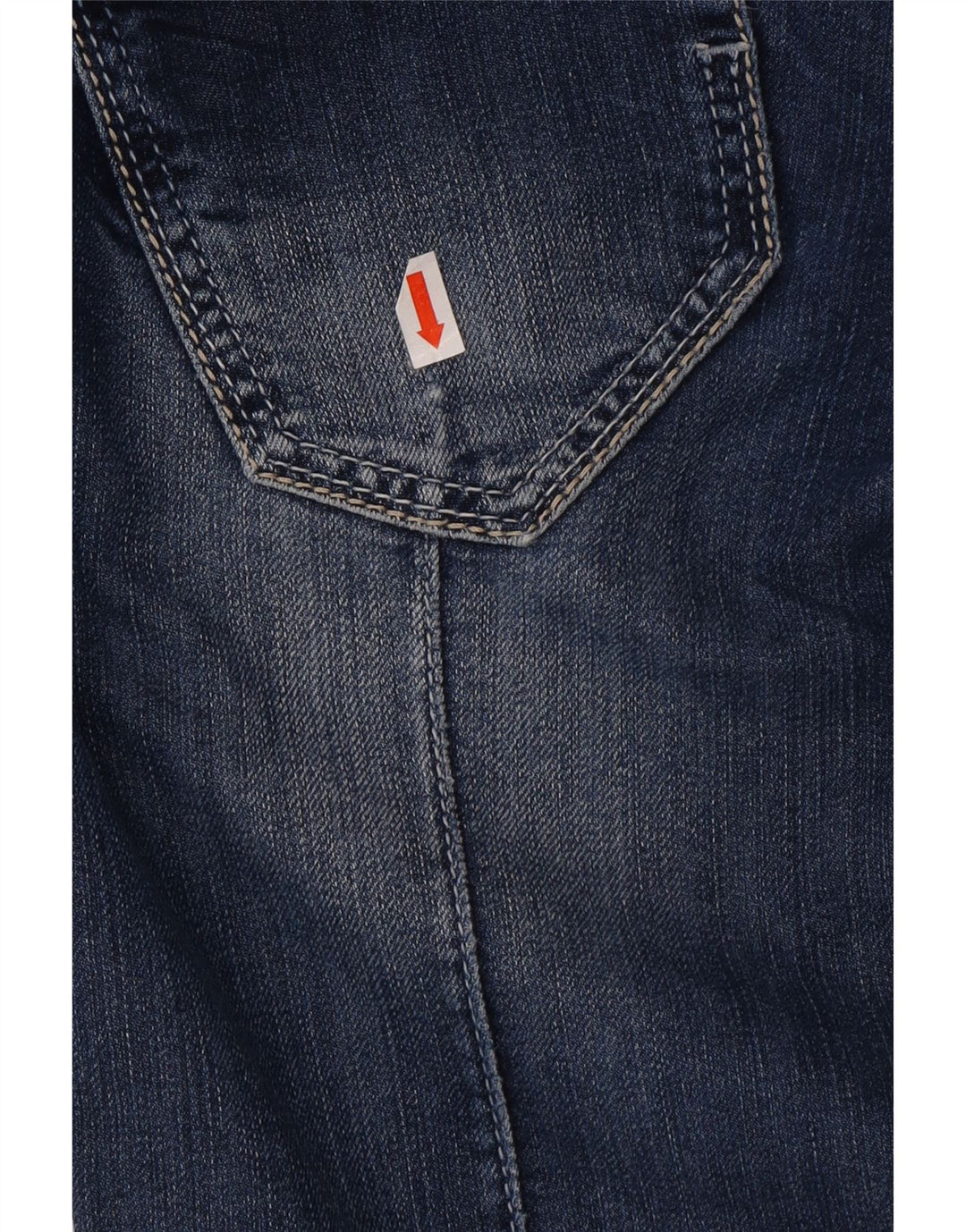 GUESS Womens Tapered Jeans W28 L28 Blue Cotton