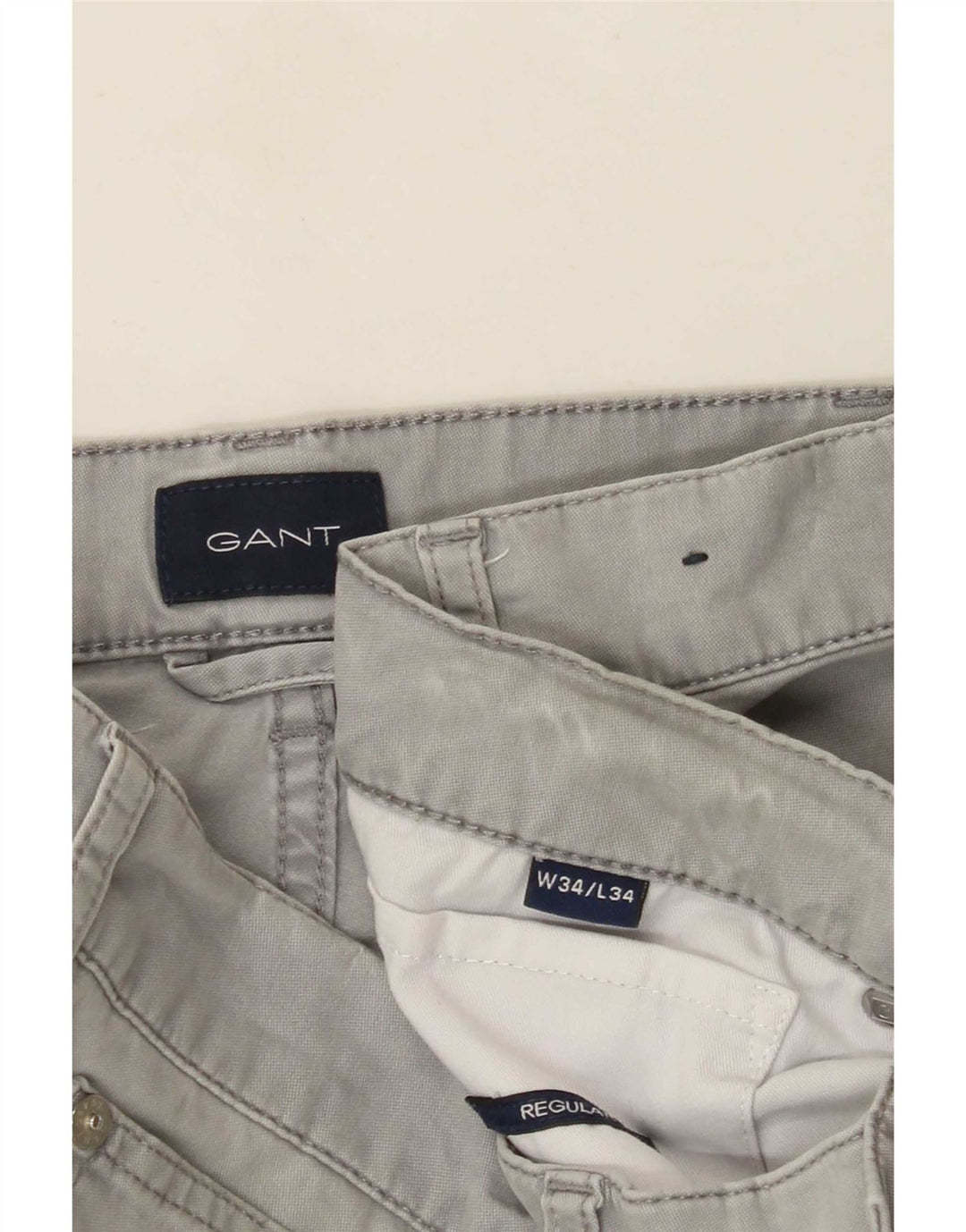 Ανδρικό παντελόνι Gant Regular Casual W34 L34 Γκρι