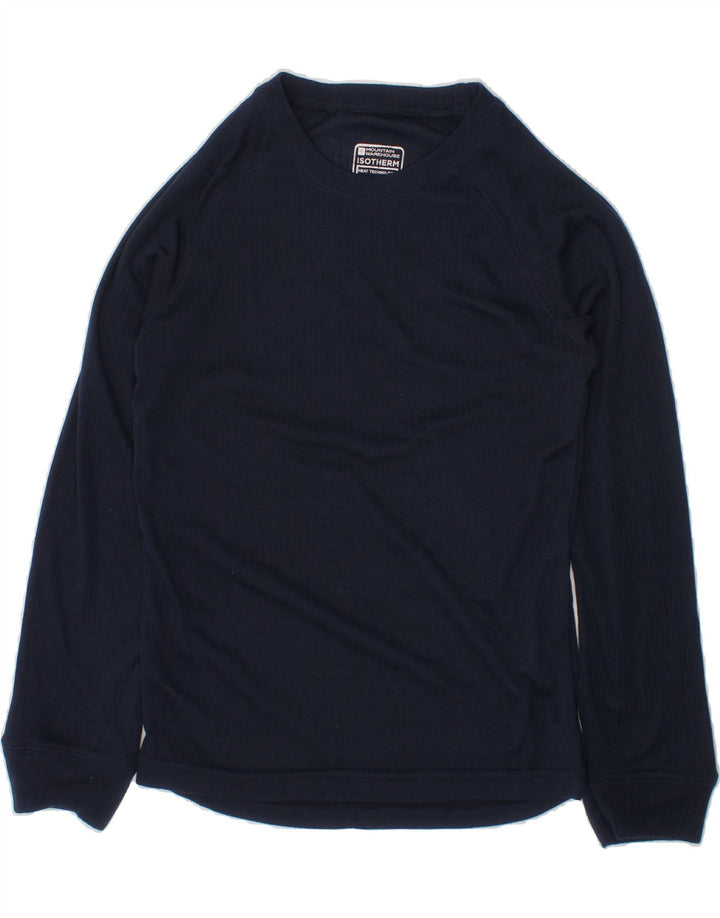 MOUNTAIN WAREHOUSE Boys Top Long Sleeve 7-8 Years Navy Blue Polyester Vintage Mountain Warehouse and Second-Hand Mountain Warehouse from Messina Hembry 