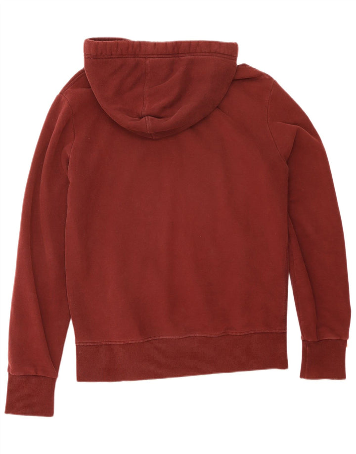Superdry Ανδρικό φούτερ με κουκούλα, μεσαίο βαμβακερό μπορντό