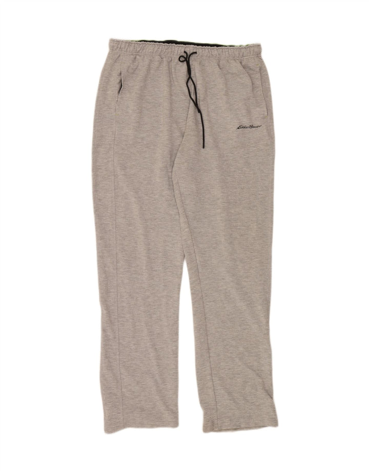 EDDIE BAUER Womens Tracksuit Trousers UK 18 XL  Grey Rayon Vintage Eddie Bauer and Second-Hand Eddie Bauer from Messina Hembry 