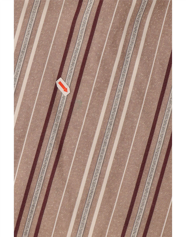 Ανδρικό πουκάμισο VINTAGE XL Γκρι ριγέ