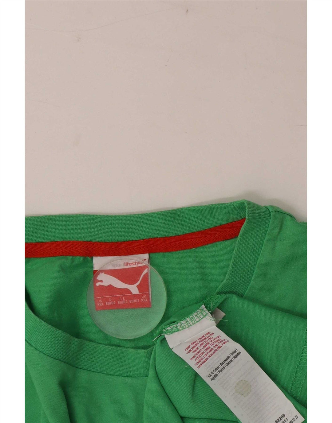 Ανδρικό T-Shirt Puma Top 2XL πράσινο βαμβακερό