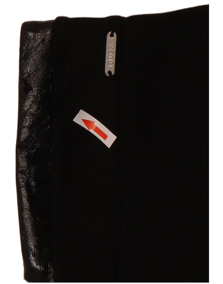 Γυναικεία ίσια φούστα Guess Medium W28 Μαύρη βισκόζη