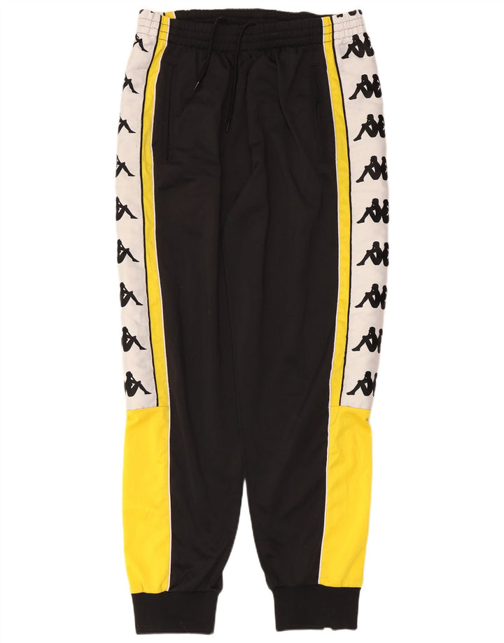 Ανδρική φόρμα Kappa Παντελόνι Joggers Μεγάλο Μαύρο Χρώμα Πολυεστέρας