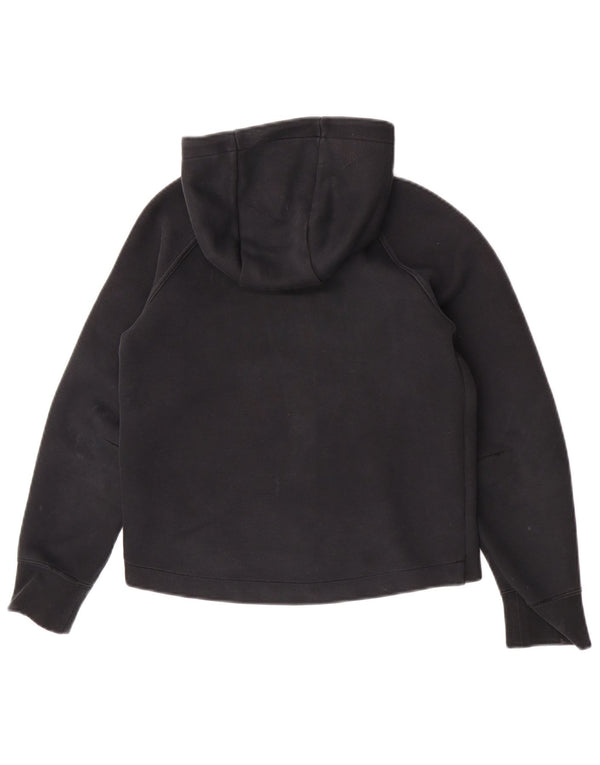 Nike Girls Zip Hoodie πουλόβερ 10-11 ετών, μεσαίο μαύρο βαμβακερό