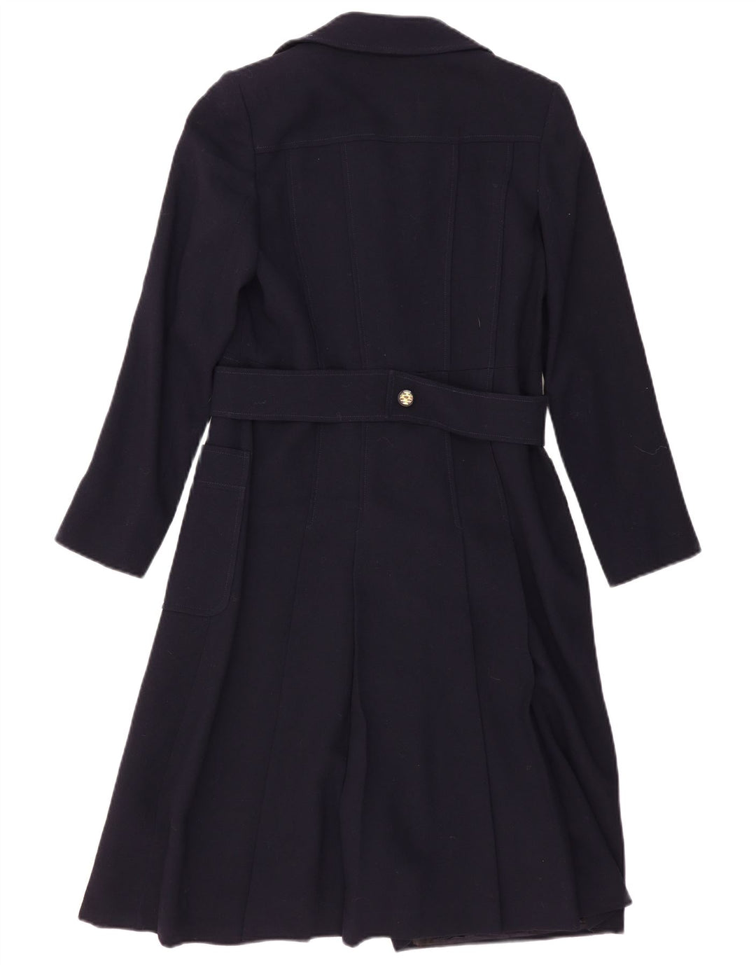 Vintage γυναικείο πανωφόρι UK 10 Small Navy Blue