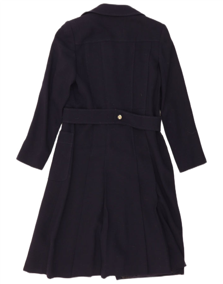 Vintage γυναικείο πανωφόρι UK 10 Small Navy Blue