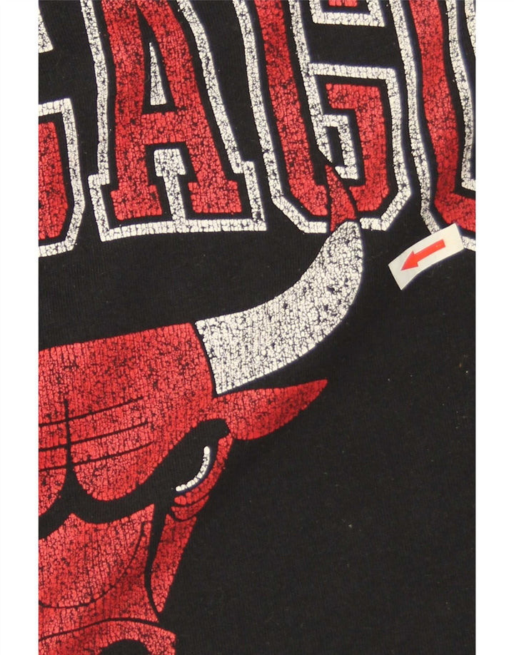 NBA Ανδρικά Chicago Bulls, γραφικά, υπερμεγέθη φούτερ Jumper Small Black