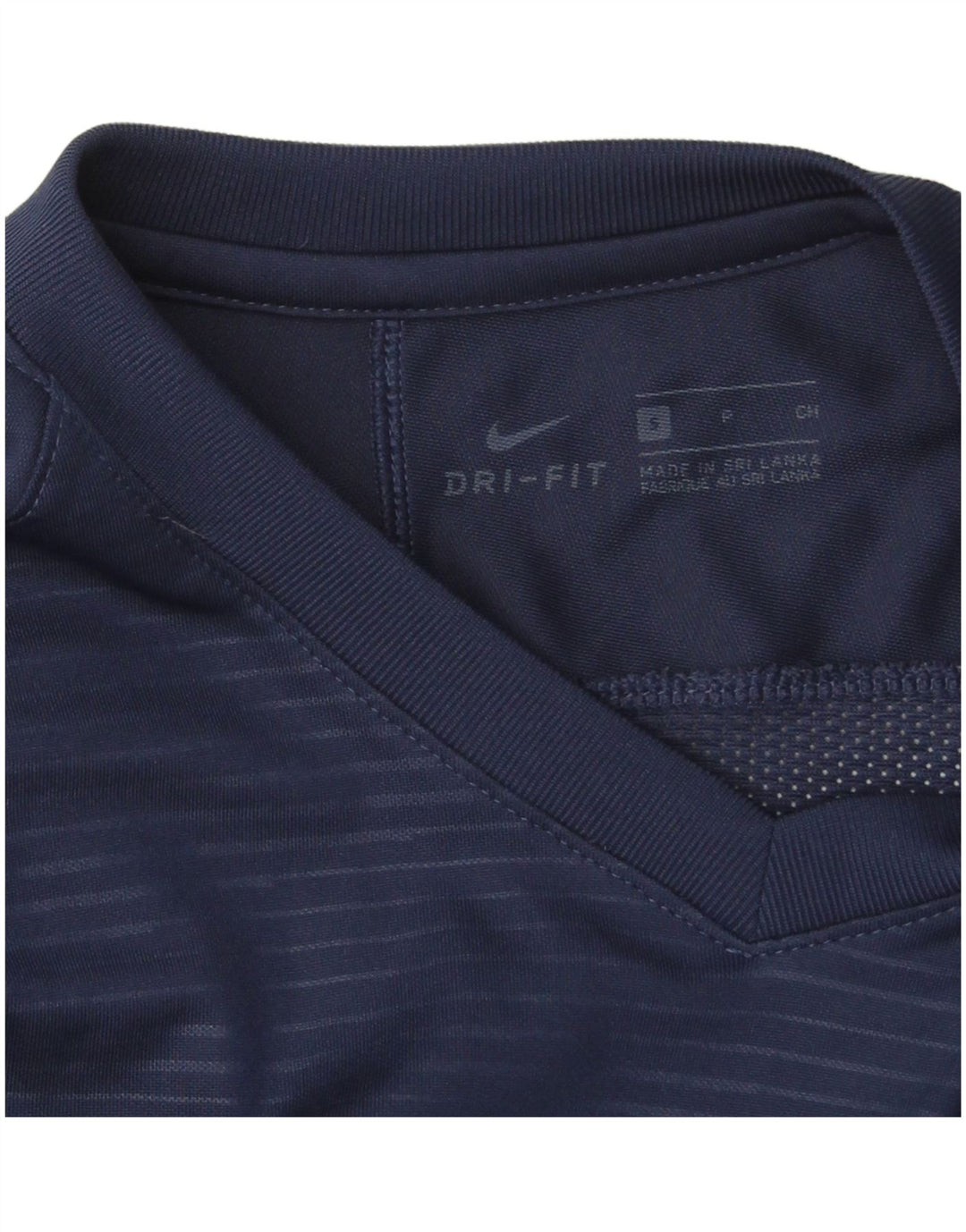Ανδρικό τοπ Nike Dri Fit Μικρό μακρυμάνικο μπλε ναυτικό πολυεστέρας