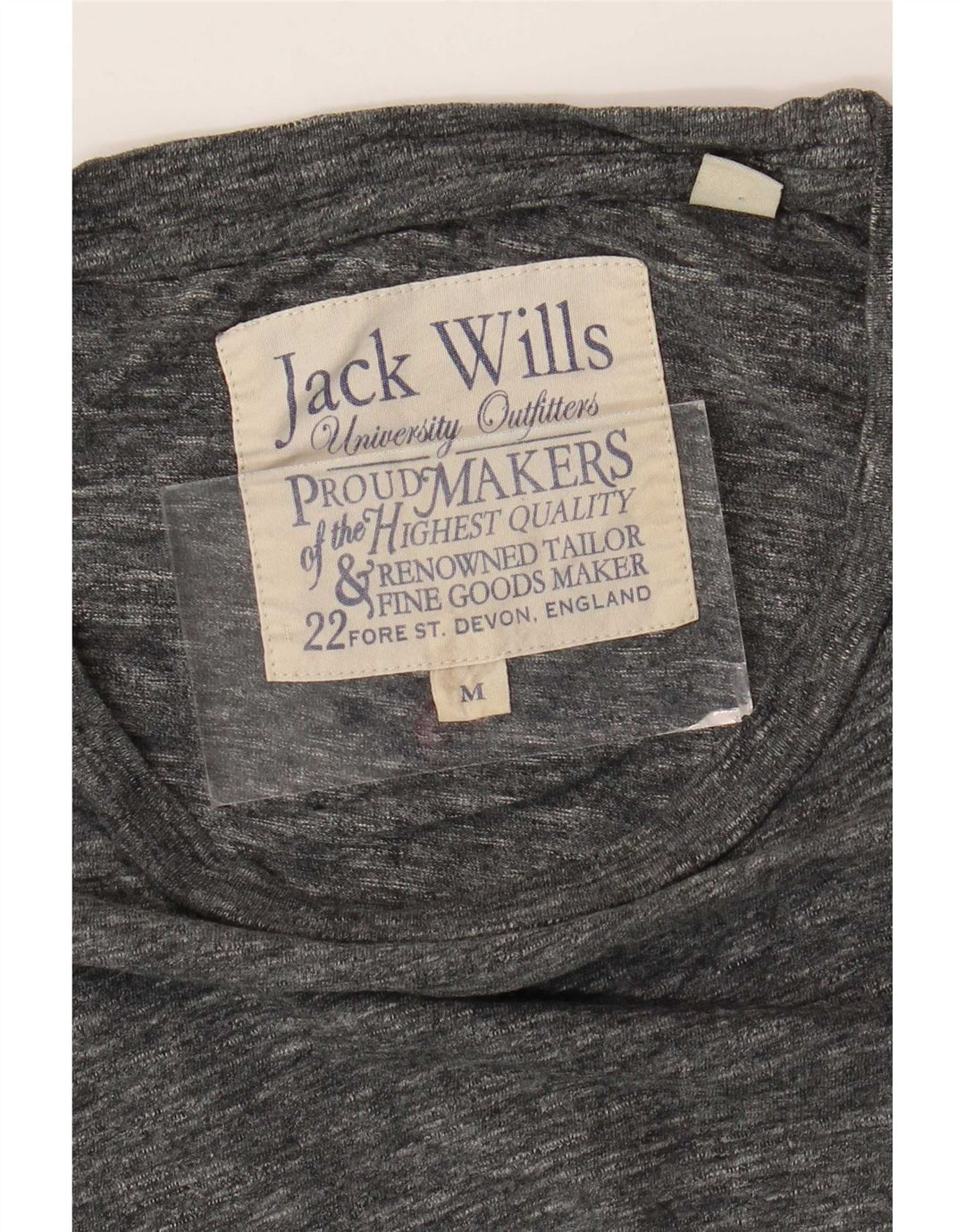 Ανδρικό μπλουζάκι Jack Wills Τοπ μεσαίου γκρι βαμβακερό