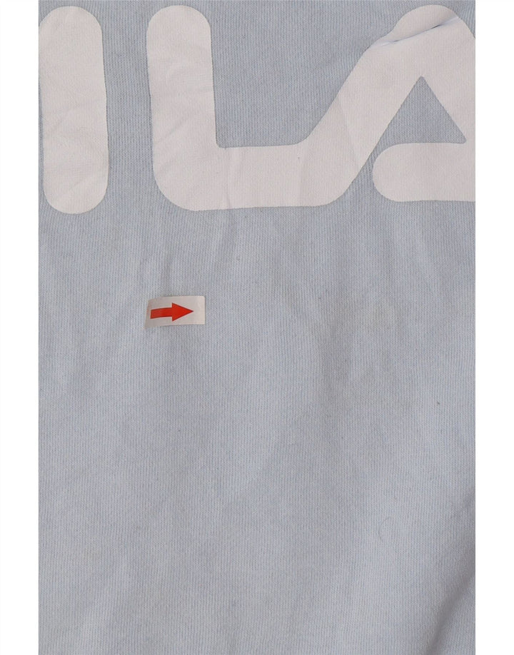 Γυναικεία Γυναικεία Φούτερ με γραφικό Crop Jumper UK 16 Large Blue