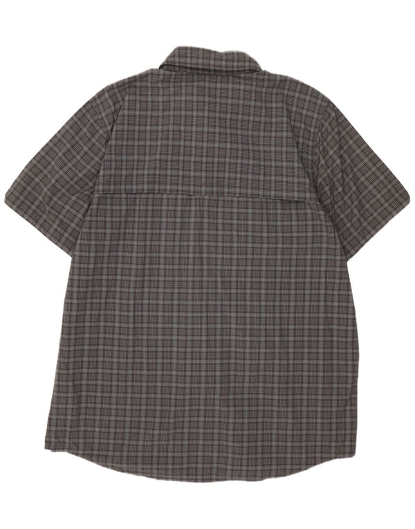 THE NORTH FACE Ανδρικό κοντομάνικο πουκάμισο XL Grey Check Nylon