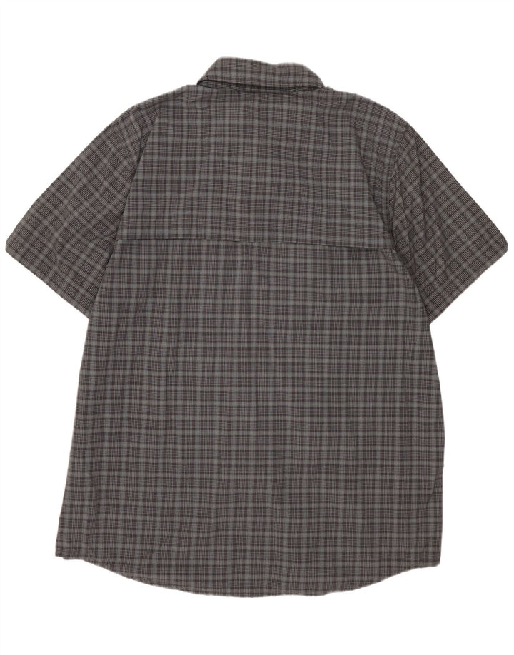 THE NORTH FACE Ανδρικό κοντομάνικο πουκάμισο XL Grey Check Nylon