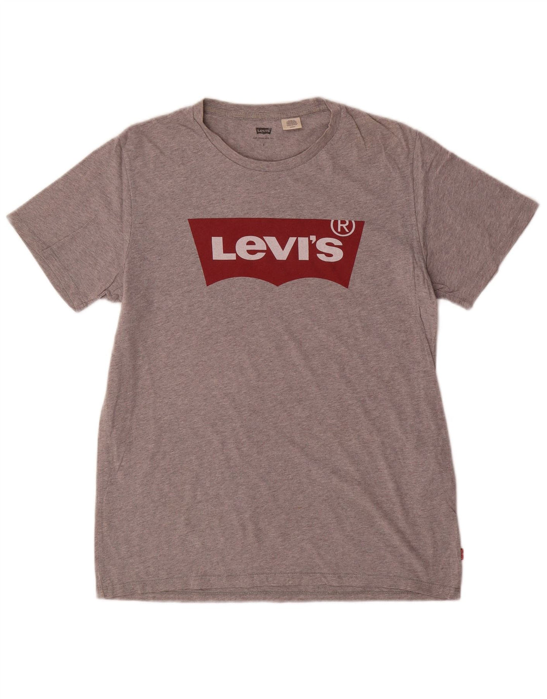 Ανδρικό γραφικό μπλουζάκι Levi's Small γκρι βαμβακερό