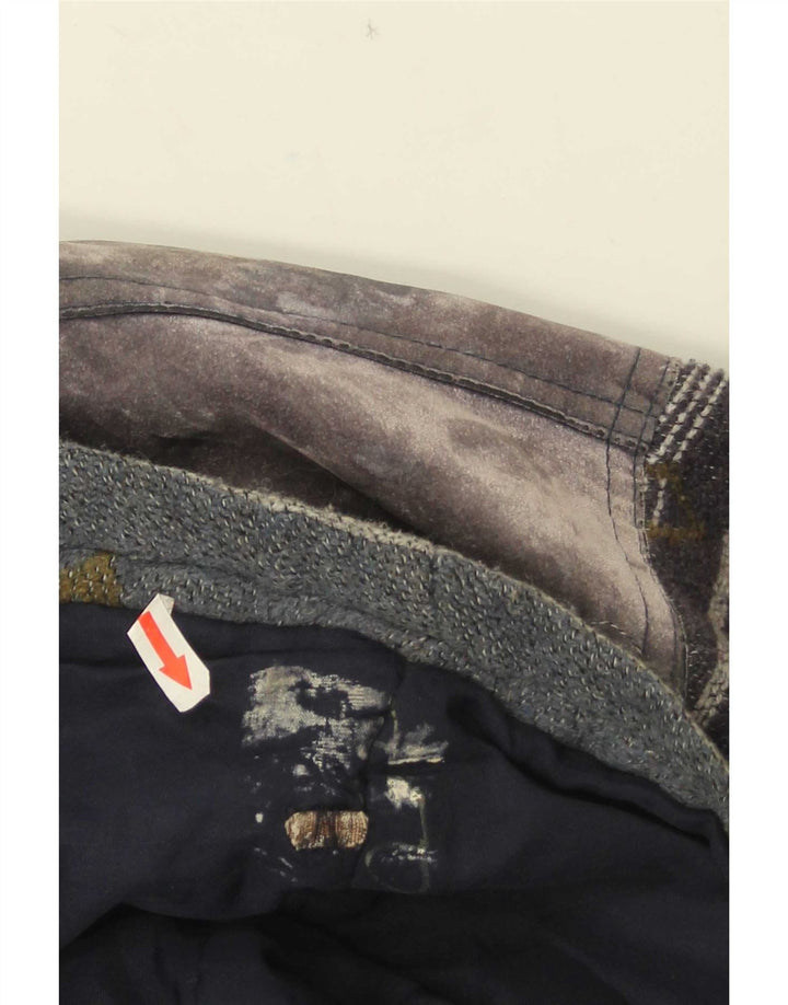 Vintage ανδρικό μπουφάν Duffle UK 40 Large Grey Fair Isle Wool