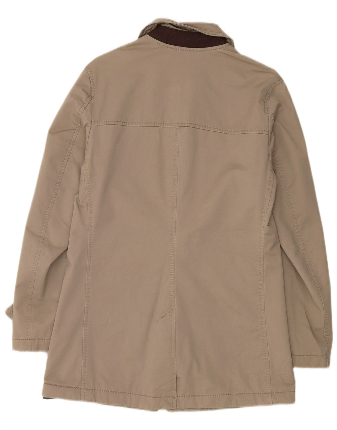 Zara Ανδρικό Πανωφόρι UK 36 Small Beige Βαμβακερό