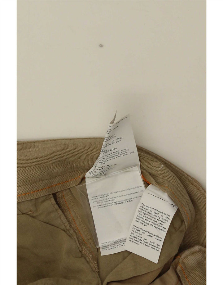 Ανδρικό σορτς Chino Hugo Boss W32 Βαμβακερό μεσαίο καφέ